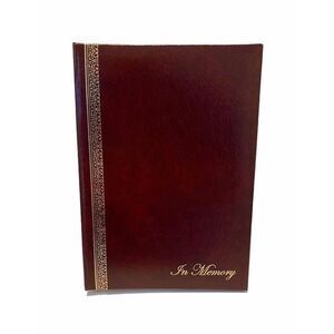 Messenger In Memory Passages Register Memorial Book Size 7 X 10 Inches